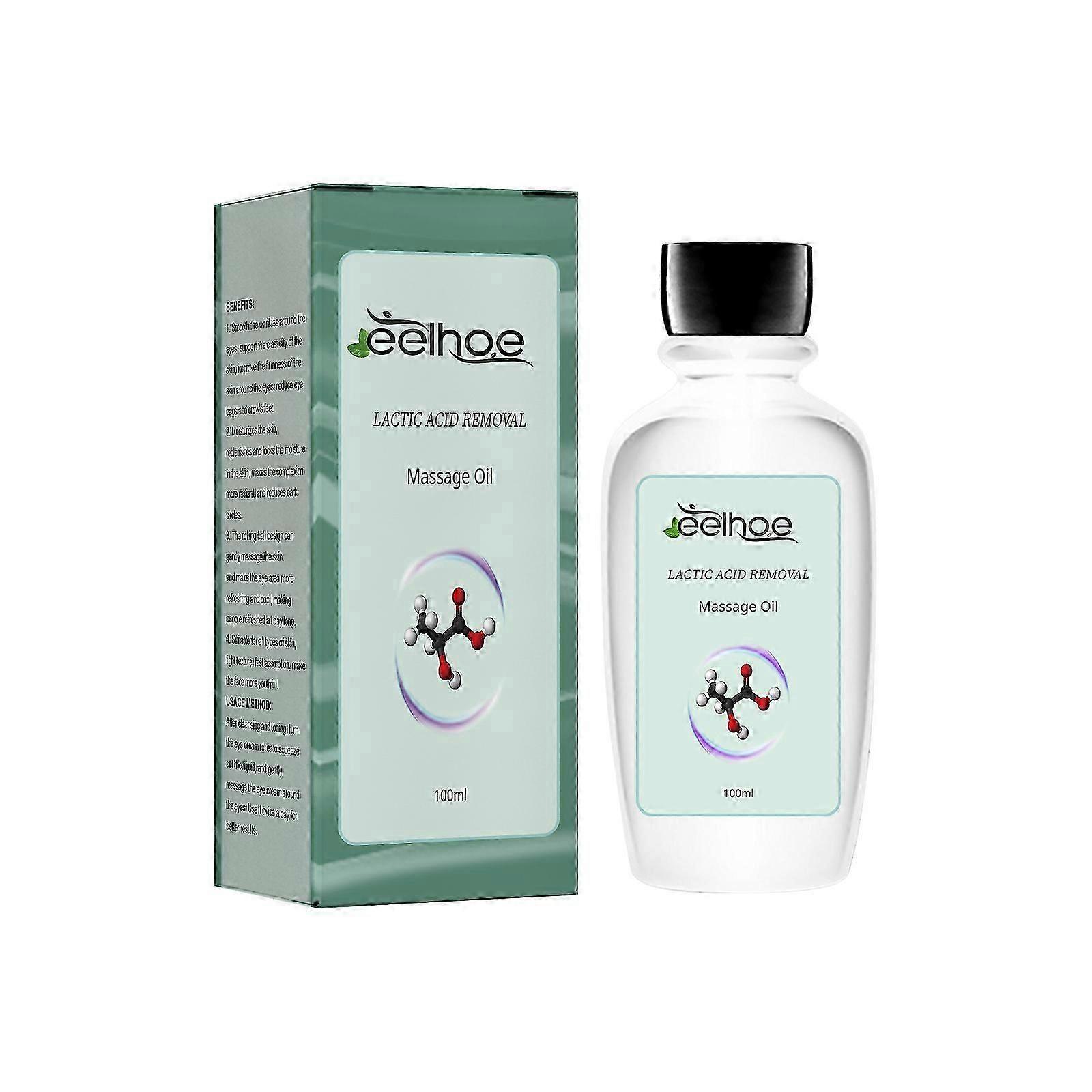 EELHOE تدليك الجسم تدليك الجسم تدليك العضلات الاسترخاء تخفيف تراكم حمض اللاكتيك وجع العضلات زيت العناية ب