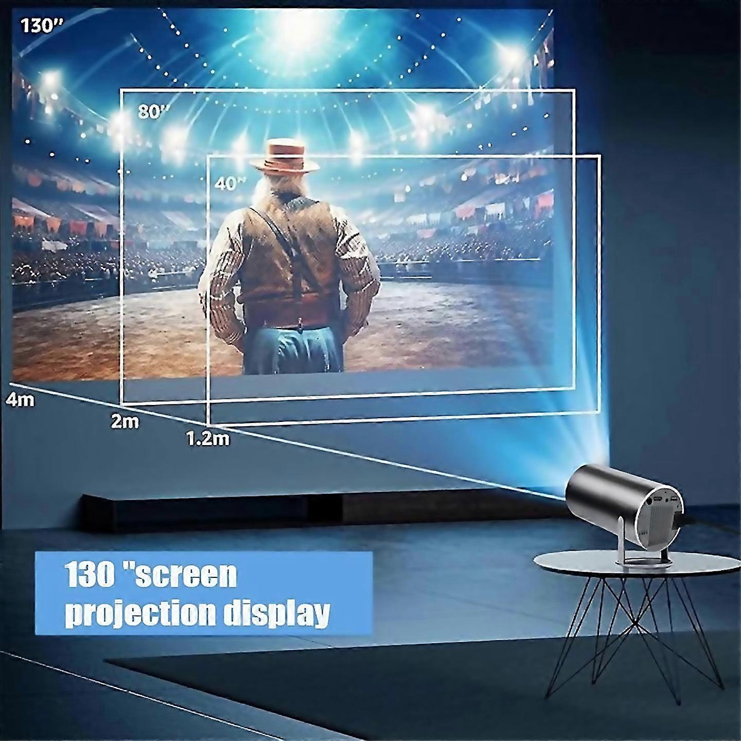 Pour projecteur 4k android 11 wifi6 bluetooth 50 260 ansi lumens eu