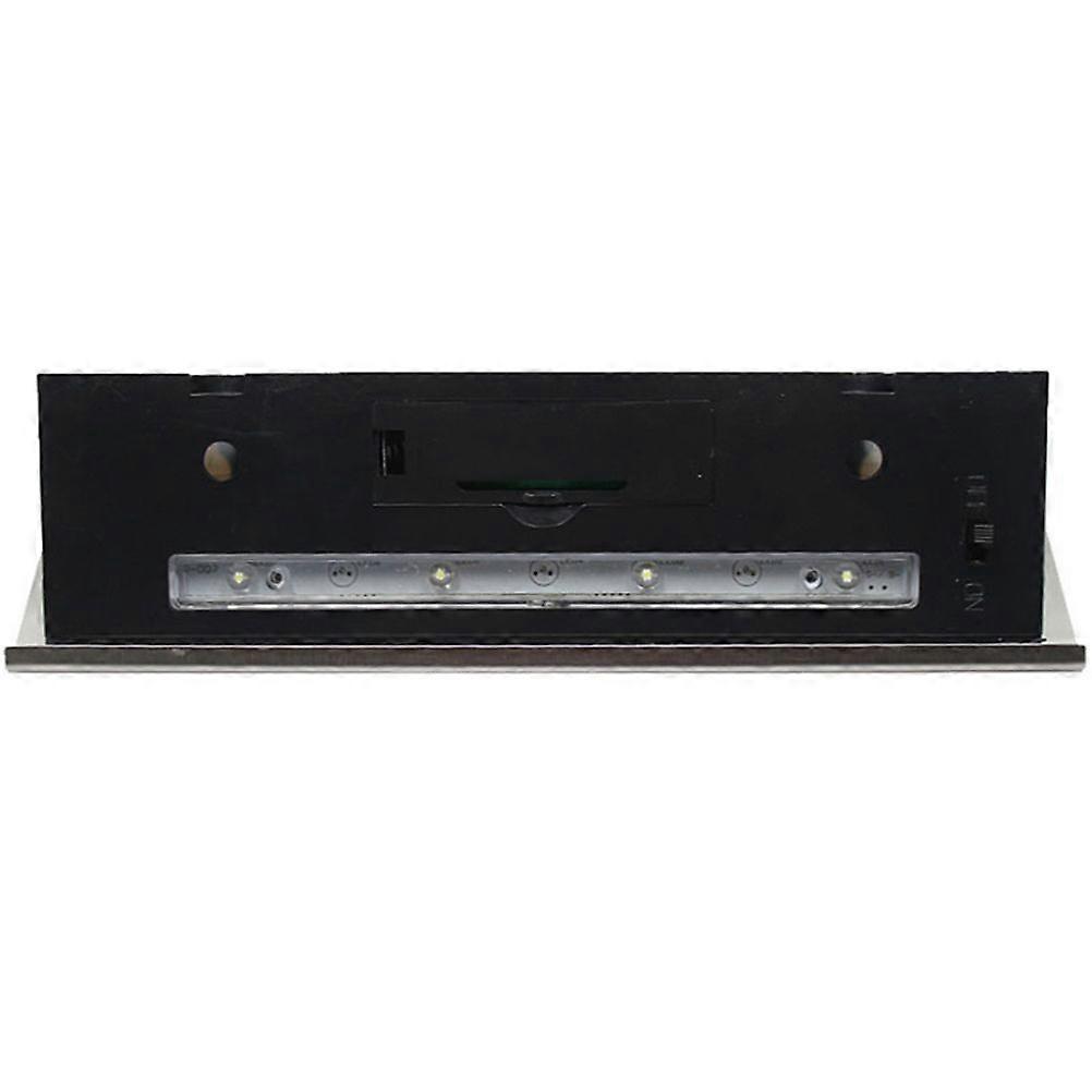 4 LED Solar Lighted Address Sign House Number Stainless Solar Powered Illumination Wall Lamp House Street Alphanumeric Number Light