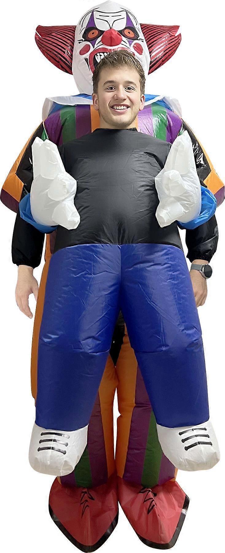 A2Z Adults Mens Ladies Inflatable Clown Halloween Costume Funny Fancy Dress