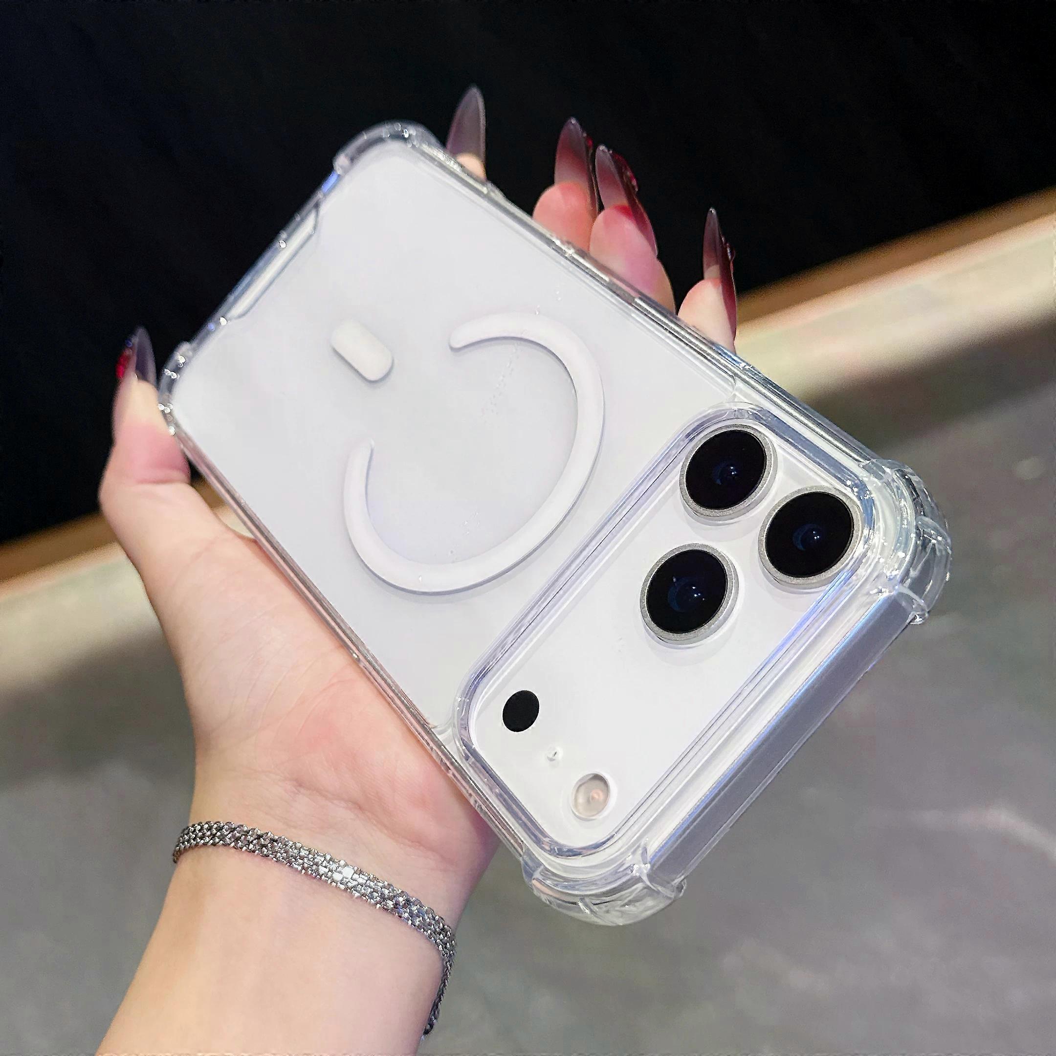 Original Clear Magnetic Phone Case for IPhone 17 Air 16 15 14 Plus 13 12 11 Pro Max 16e Magsafe Cover for IPhone 17 Pro Max Case