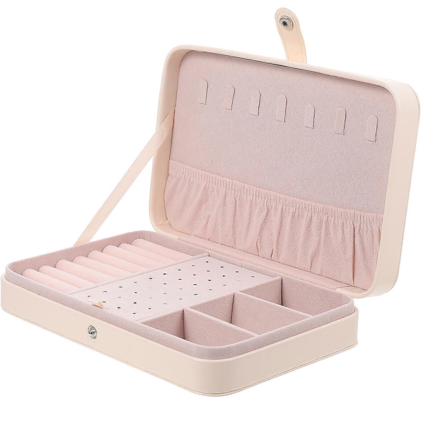Multi-Function Storage Box Double-Layer Jewelry Organizer 4Pcs