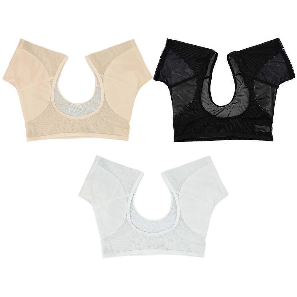Underarm Sweat Pad Breathable Chinlon Vest Providing Sweat Proof 12Pcs