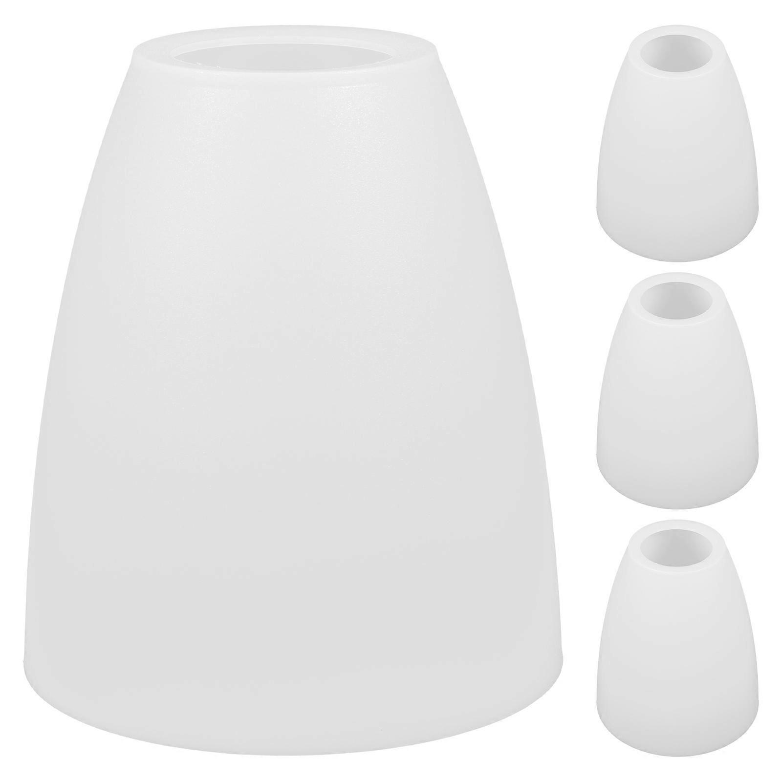 Plastic Table Lamp Shade Simple Hanging Light Lampshade for Decoration 4Pcs