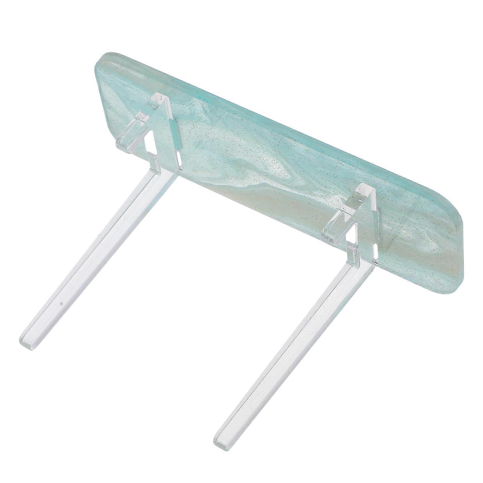 Light Green Acrylic Plate Stand for Display Decorative Card Holder