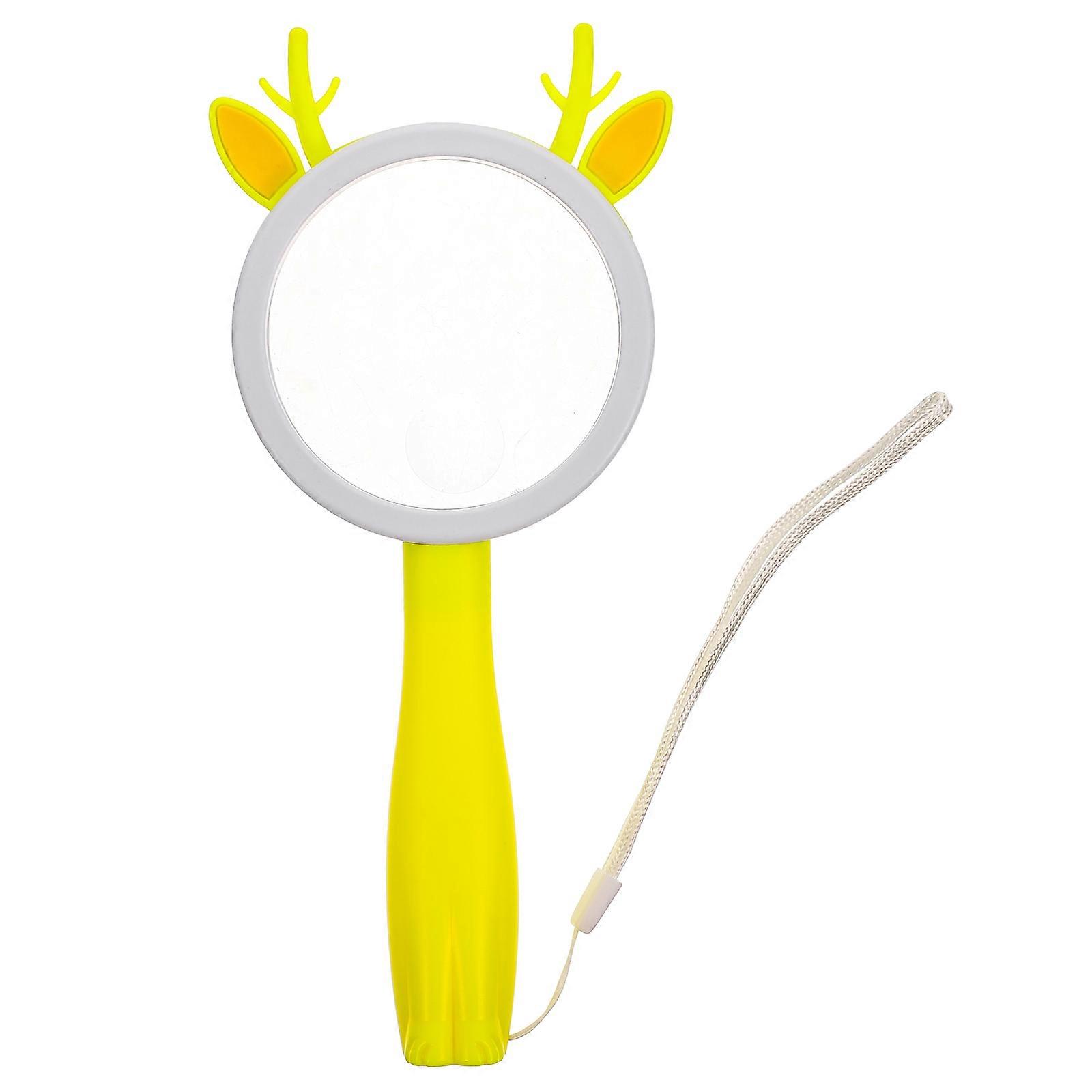 Handheld Magnifying Glass 3Pcs Cartoon Style For Students Nature Observation 8.37X3.73X0.59in Observation