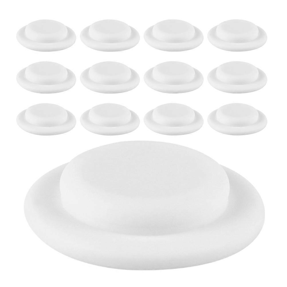 Milk Bottle Caps Silicone Sealing Pads for Leakproof Use 45Pcs White