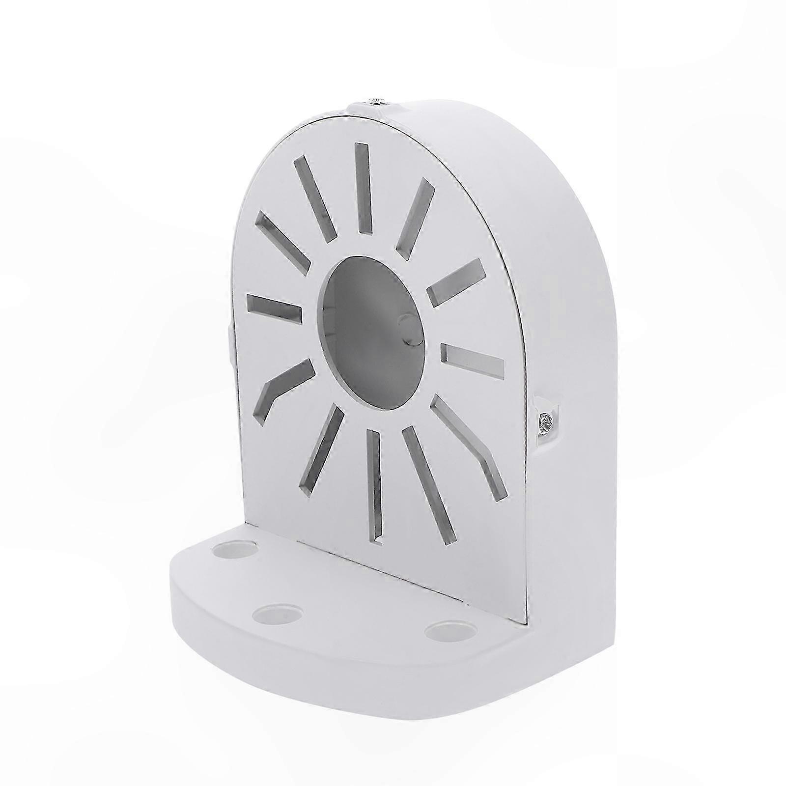 White ABS Dome Camera Mount Bracket 360° View Wall Installation Security Accessory-Compatible with Multiple Models