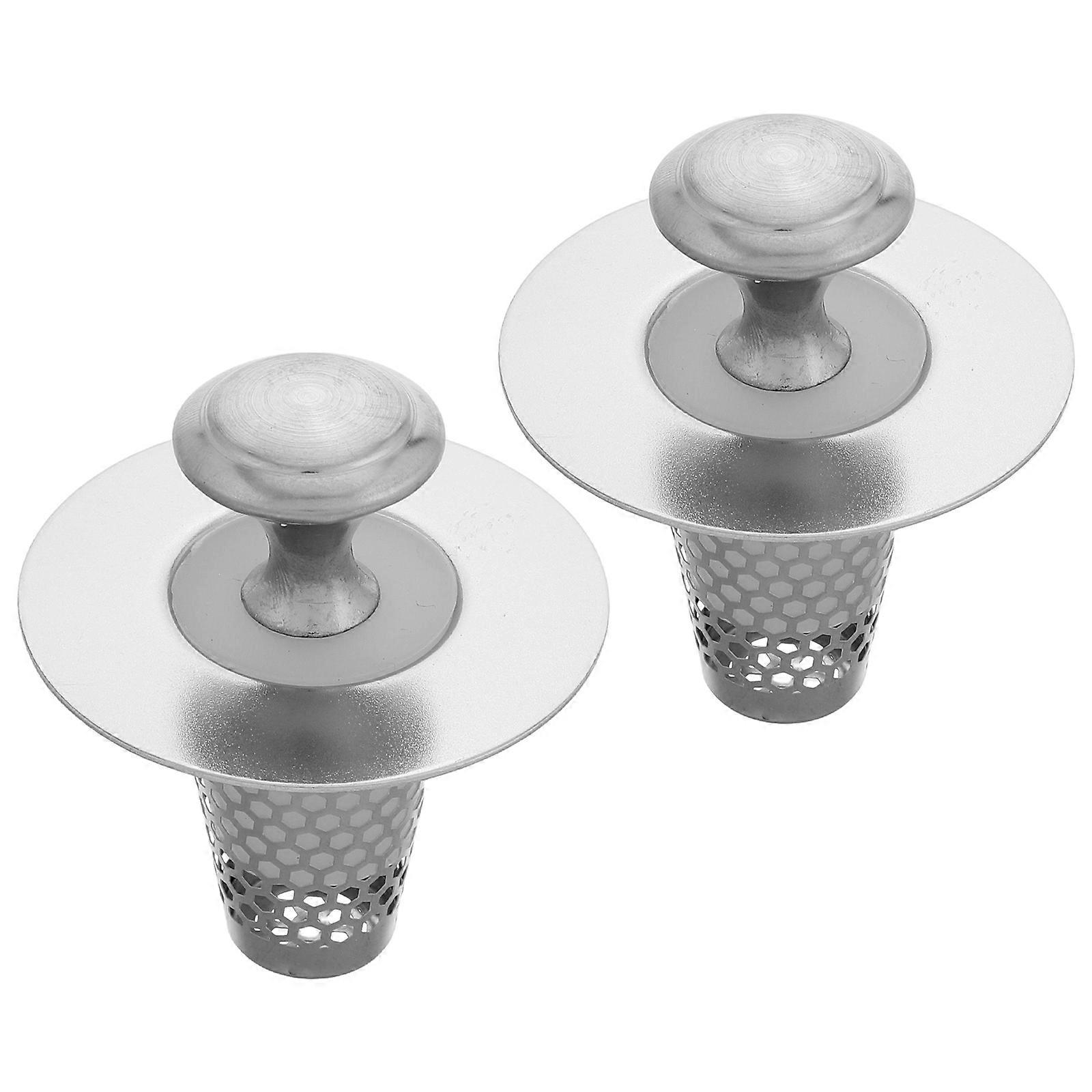 10 Sets Minimalist Design Kitchen Sink Drain Strainers For Home Use With Hair Catching And Water Leakage Prevention