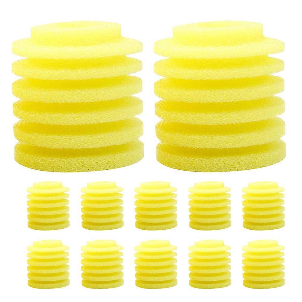 Fish Tank Filter Accessories Aquarium Filter Sponge Pads for Replacement 12Pcs