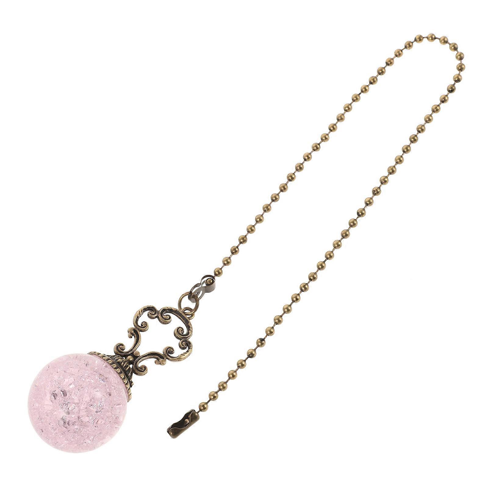 Ceiling Fan Pink Pull Chain Pendant Extension for Decoration 3Pcs Piece