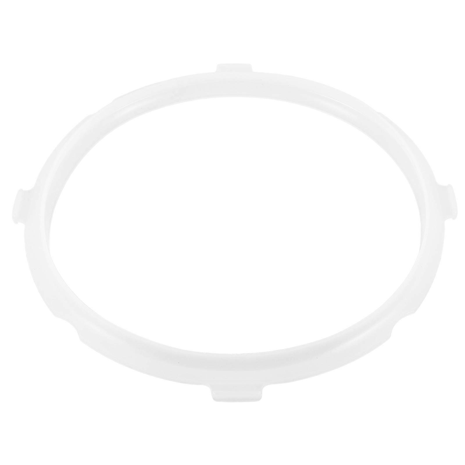 Pressure Cooker Sealing Ring Silicone Gasket for Replacement 3Pcs White