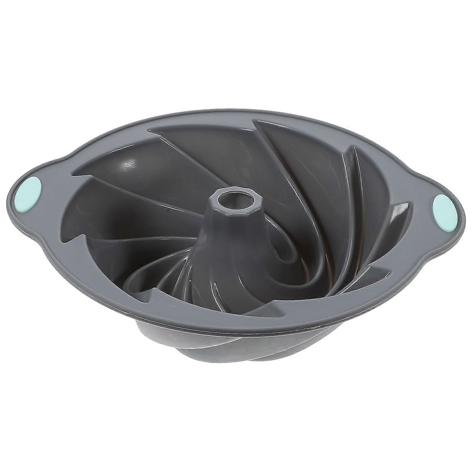 Cake Mould Baking Pan Reusable Baking Tool For Home Users Light Grey Shape Retention 1Set