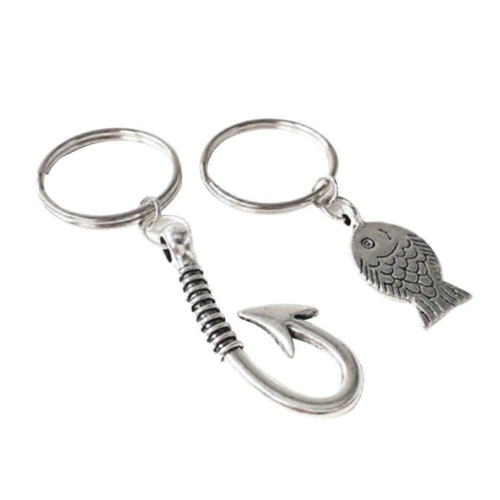 Creative Gift Keyrings Key Chain for Men Use 3Pcs Pendant Keychain Set