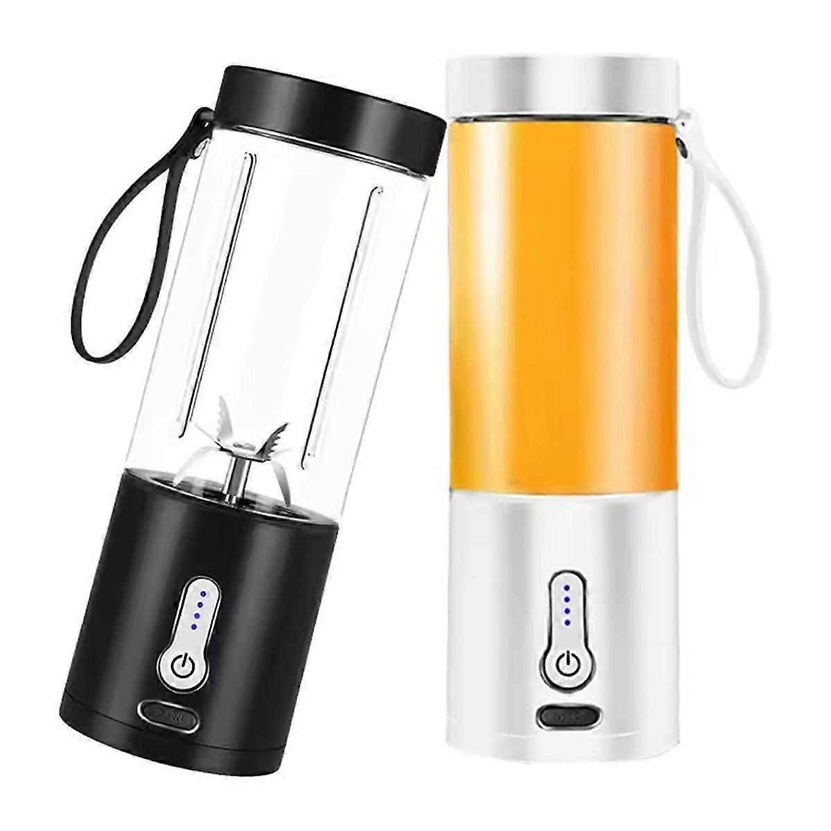 530ML Powerful Portable Blender, USB Type-C Rechargeable Fruit Mixer