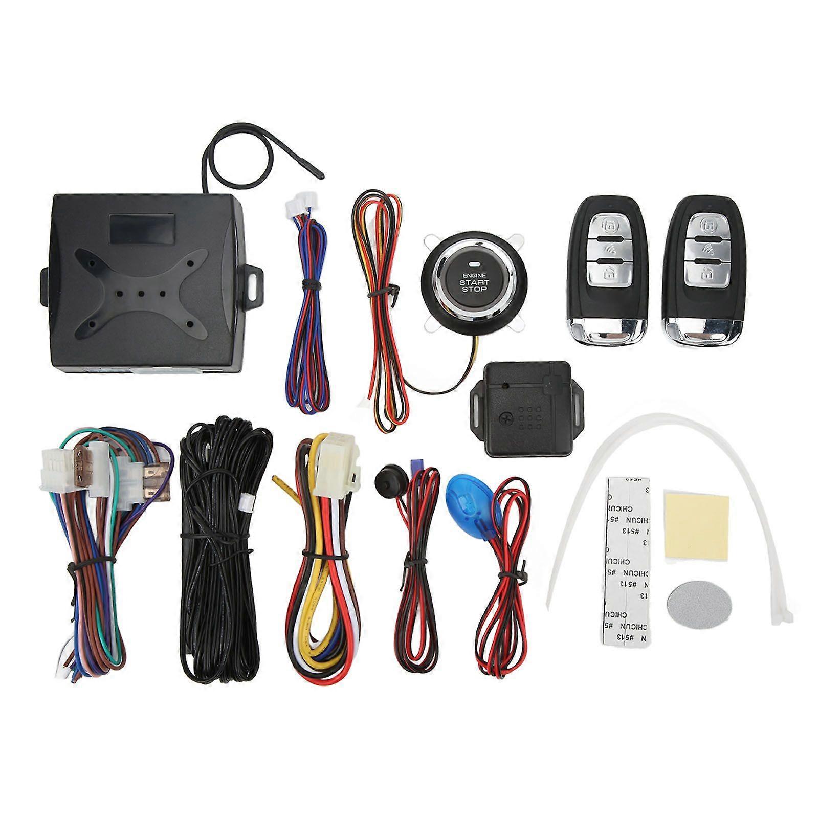 12V Car Keyless Entry System Remote Control Detection LED Warning Light Identity Recognition for Auto