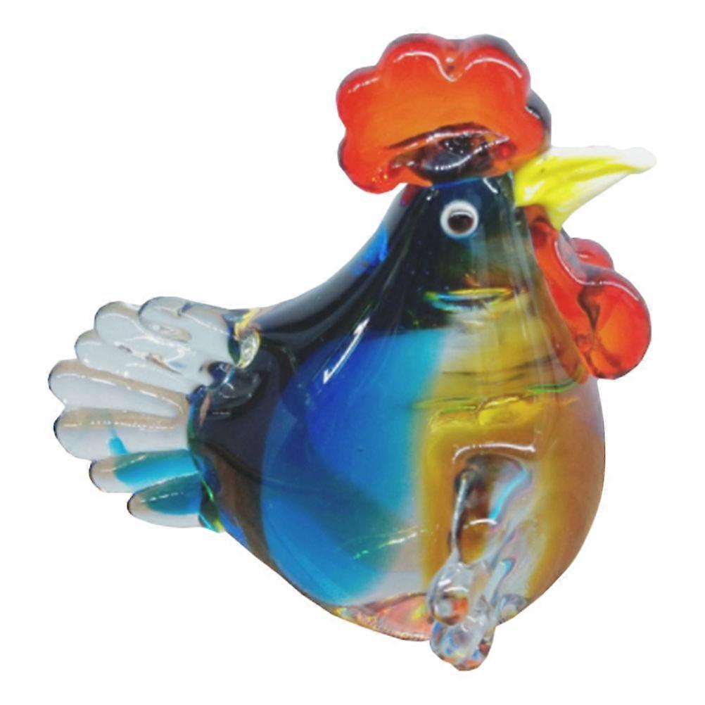 Miniature Rooster Figurines For Easter Theme Party Decoration Assorted .72x4.72x4.72inch 1Set