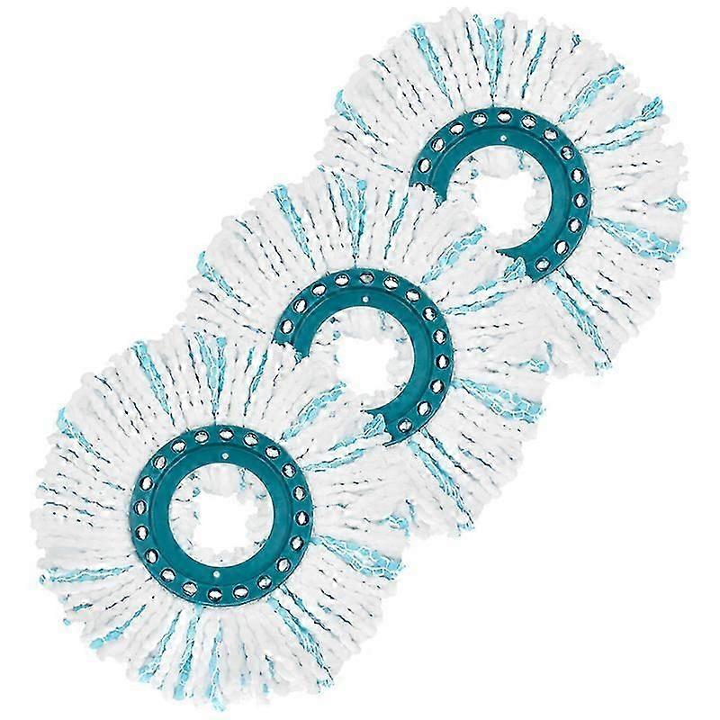 3PCS Microfiber Mop Head Rotating Mop Cloth Replacement Fit for Spin Mop