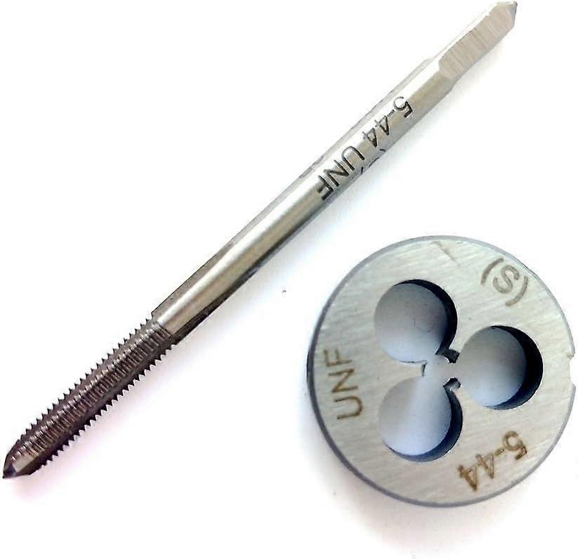5-44 Tap And Die Set, UNF Machine Thread Tap And UNF Round Thread Die Right Hand