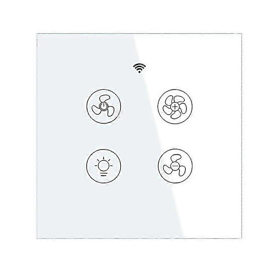 For Tuya Fan Controller Wifi Ceiling Fan Stepless Speed Switch Light Dimmer 2 In 1 Support