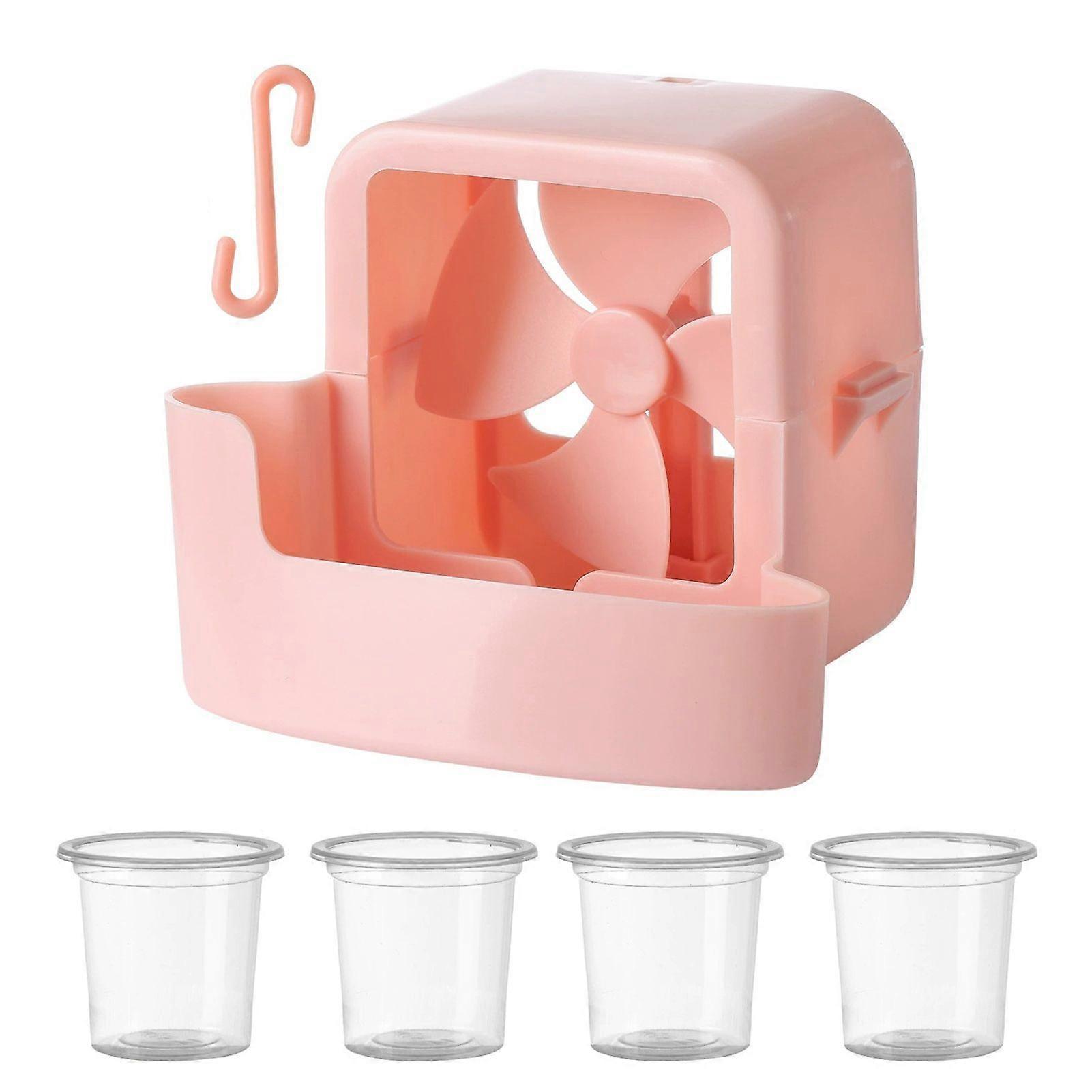 Jikaixiang Hanging Fan Cooler with Hook Reusable Ice Cube Water Holder Fan Home Office Dormitory Fan Mini Cooling Device