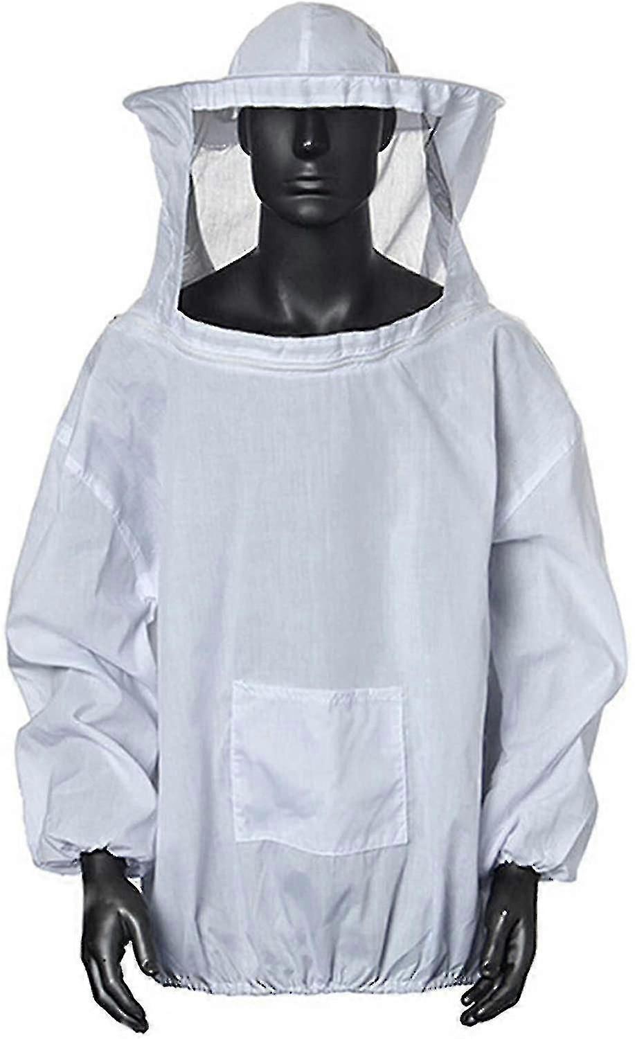 Beekeeper Jacket With Hat Professional Protection Hat Bee Suit With Zipper Compatible With Beekeepers