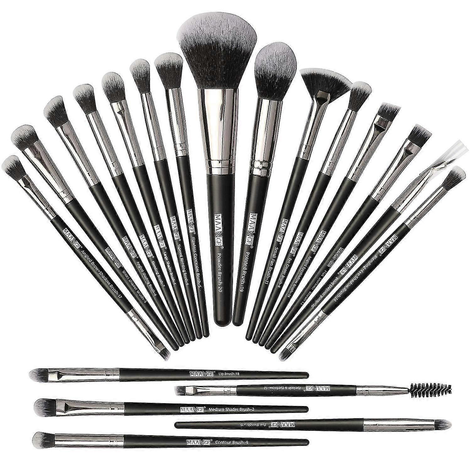 Makeup Brush Set,20 Pcs Professional Makeup Brushes Foundation Eyeshadow Blush Brush,Conce