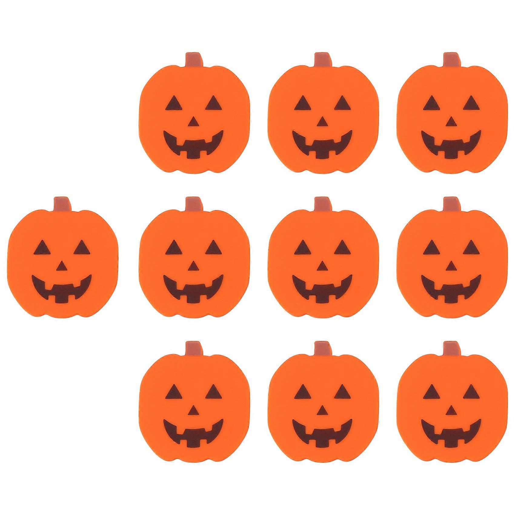 Cartoon Soft Cabinet Knobs, Halloween Pumpkin Cabinet Handle, 10Pcs