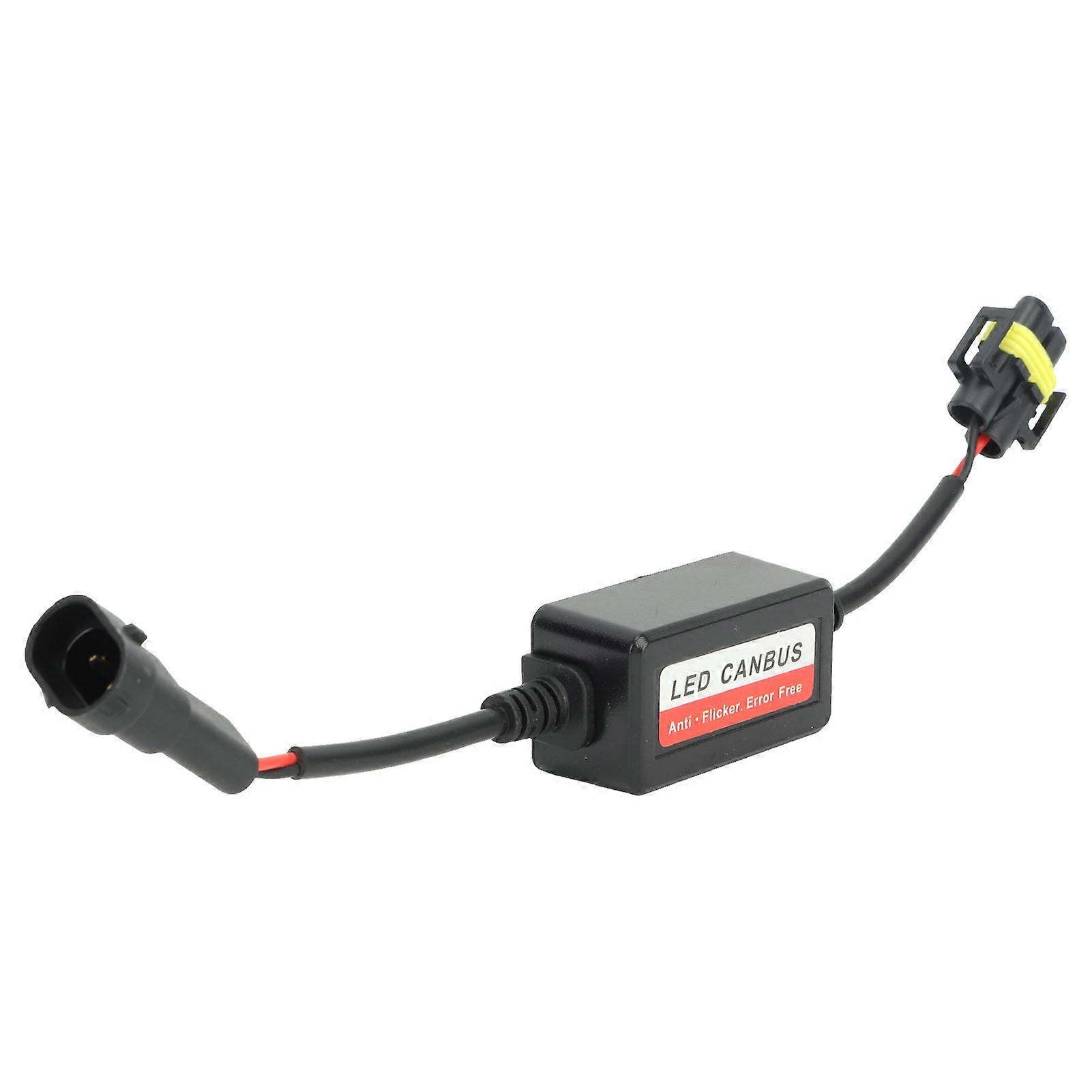 2Pcs H8 H9 H11 LED Canbus Decoder 12V Error Free Anti Flicker Decoder for LED Headlight Fog Light 