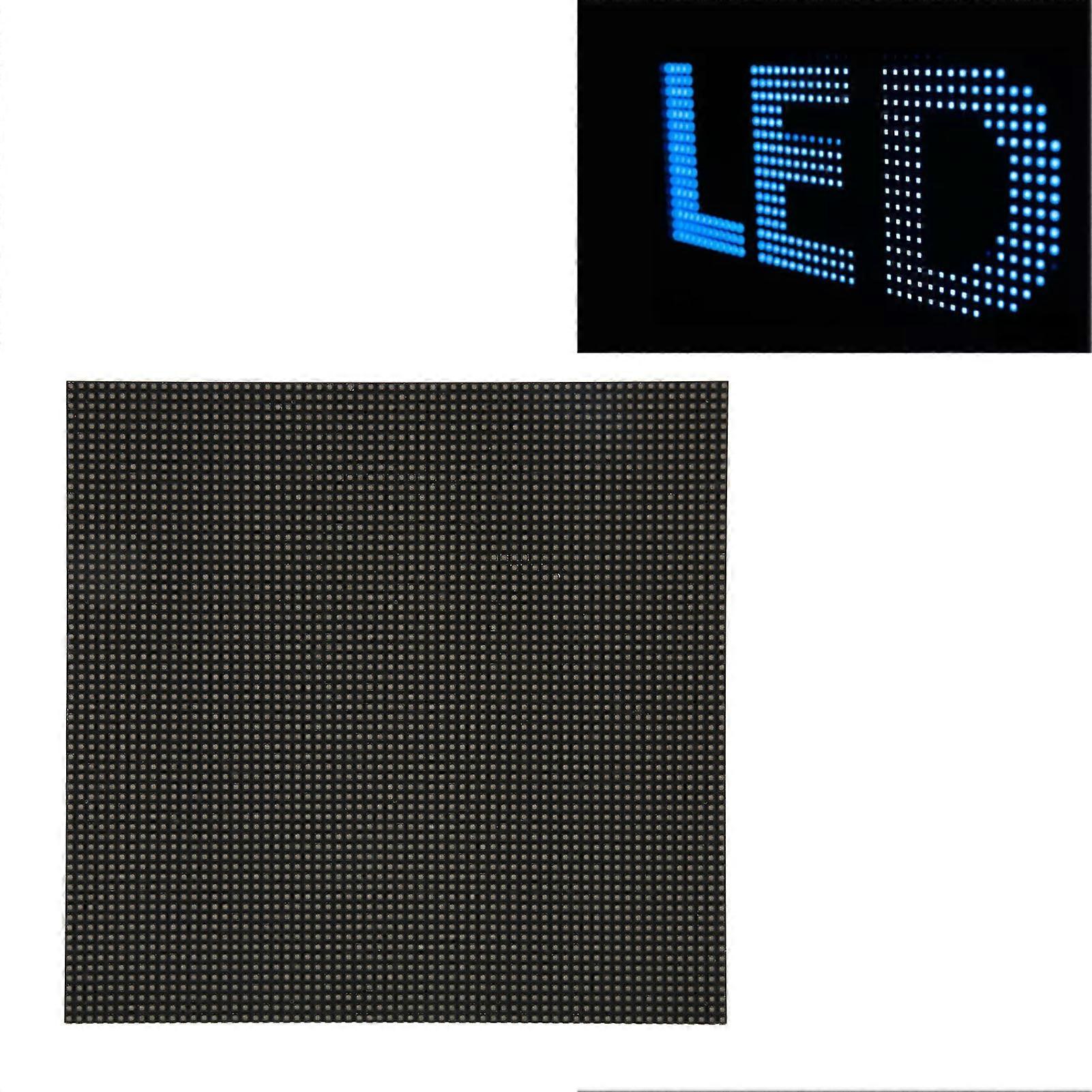 RGB Full Color LED Matrix Panel 64×64 3mm Pitch 4096 RGB LEDs Adjustable Brightness Bendable PCB LED Matrix Display 