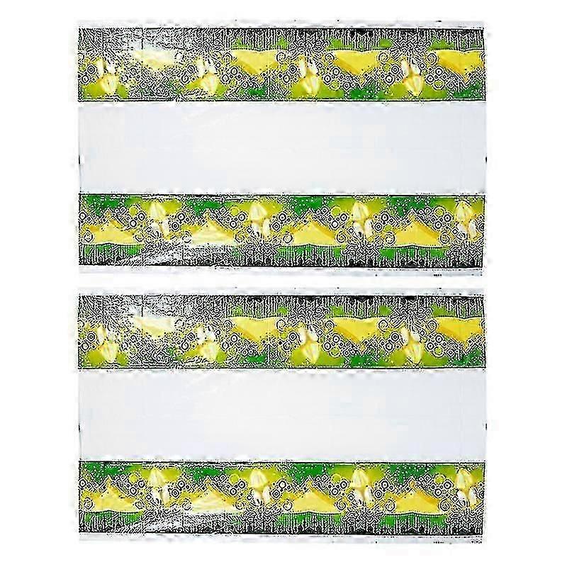 180X108cm Green Tablecloths 2pcs Creative Table Mats Portable Pe Table Mat Practical Eid Mubarak Tab