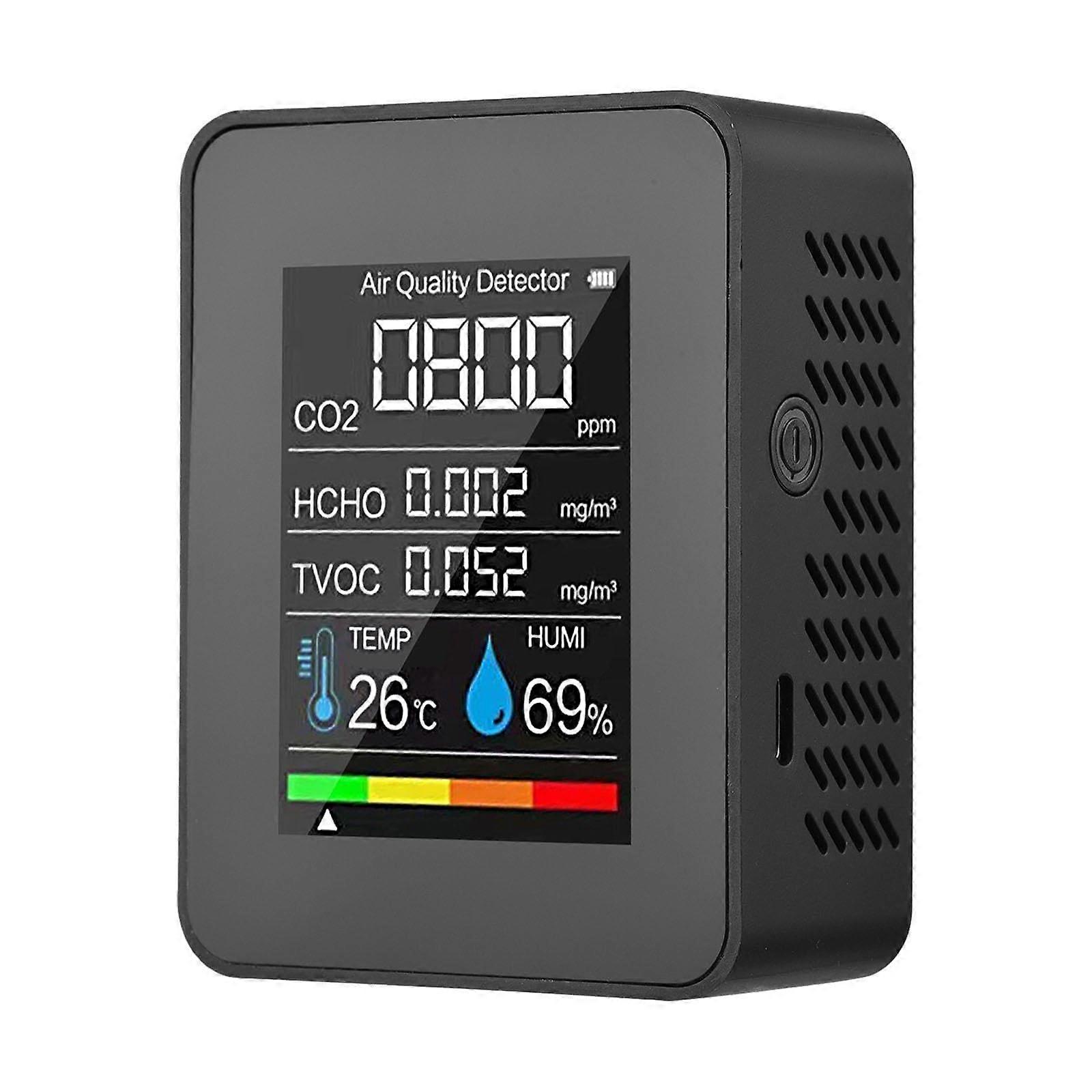 Air Quality Tester Air Analyzer Digital For Indoor And Outdoor Detection Home And Warehouse Portable Monitor