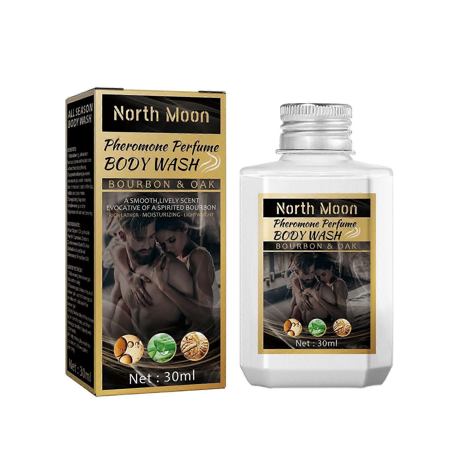 North Moon Perfume Shower Gel - Cleanses Body Odor