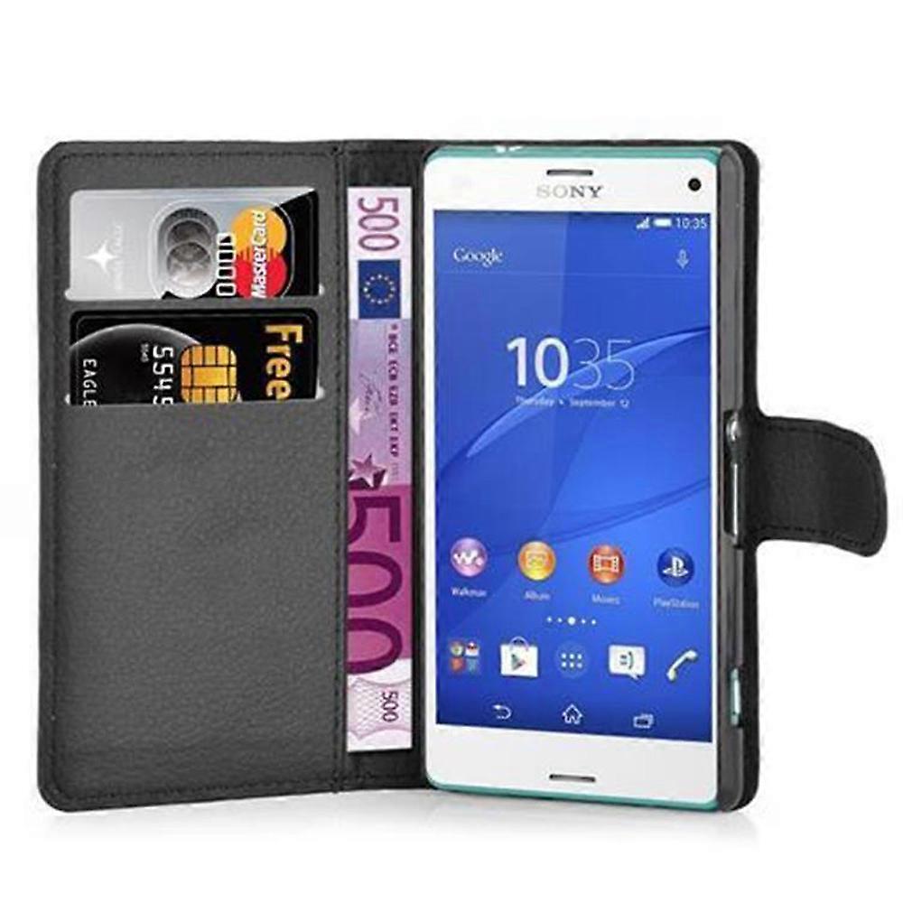 Sony Xperia Z3 COMPACT Case - Protective Case with Card Slots and Stand Function