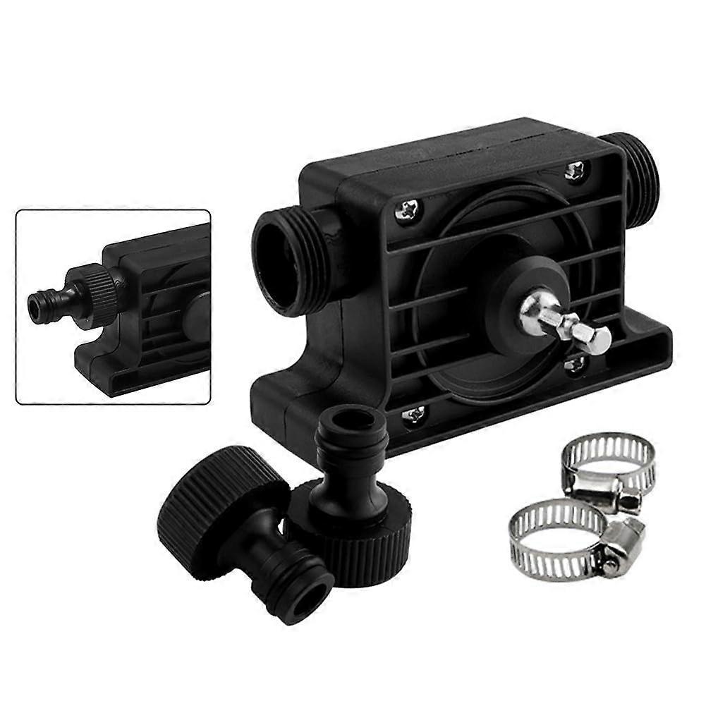 Portable SelfPriming Drill For Water, Oil, And Transfer ABS Fits Cordless Or Corded Drills Quick Hose Connection