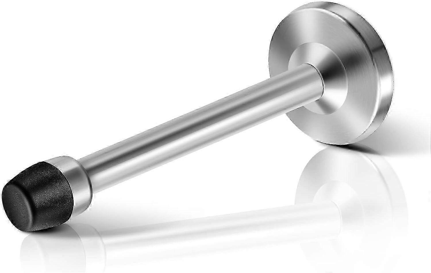 Heavy Duty Door Stop, 15cm Long Solid Steel Wall Protector, Decorative Stopper