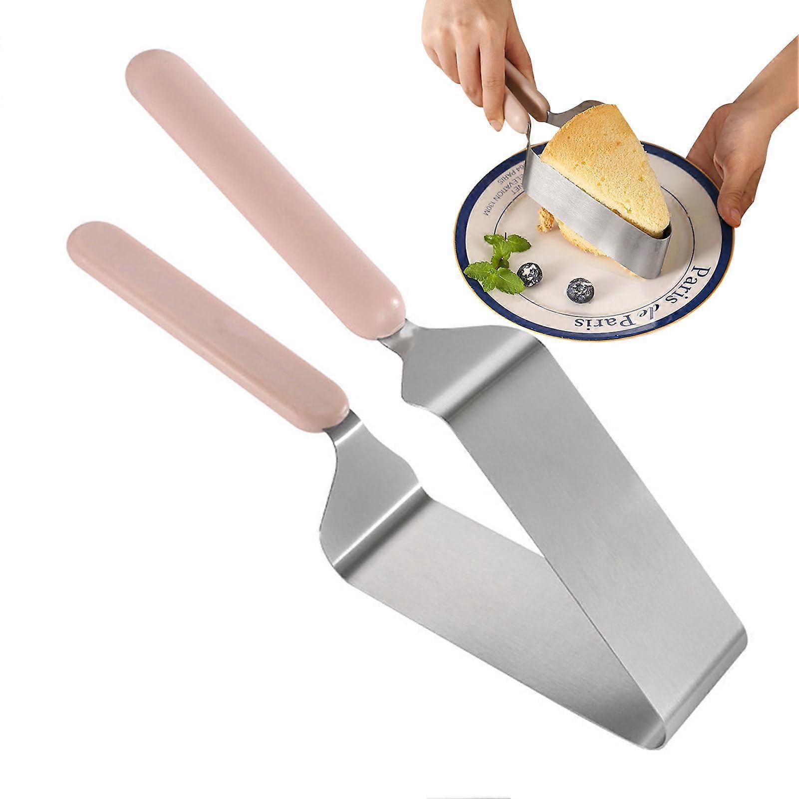 Cake Cutting Clamp Stainless Steel Triangle Cake Slicer For Even Slices Adjustable Baking Tool Cakes Pizzas Pie Cutter