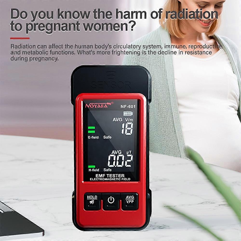 NOYAFA NF-601 Handheld Radiation Detector Geiger Counter Meter Electromagnetic Radiation Tester Dosi