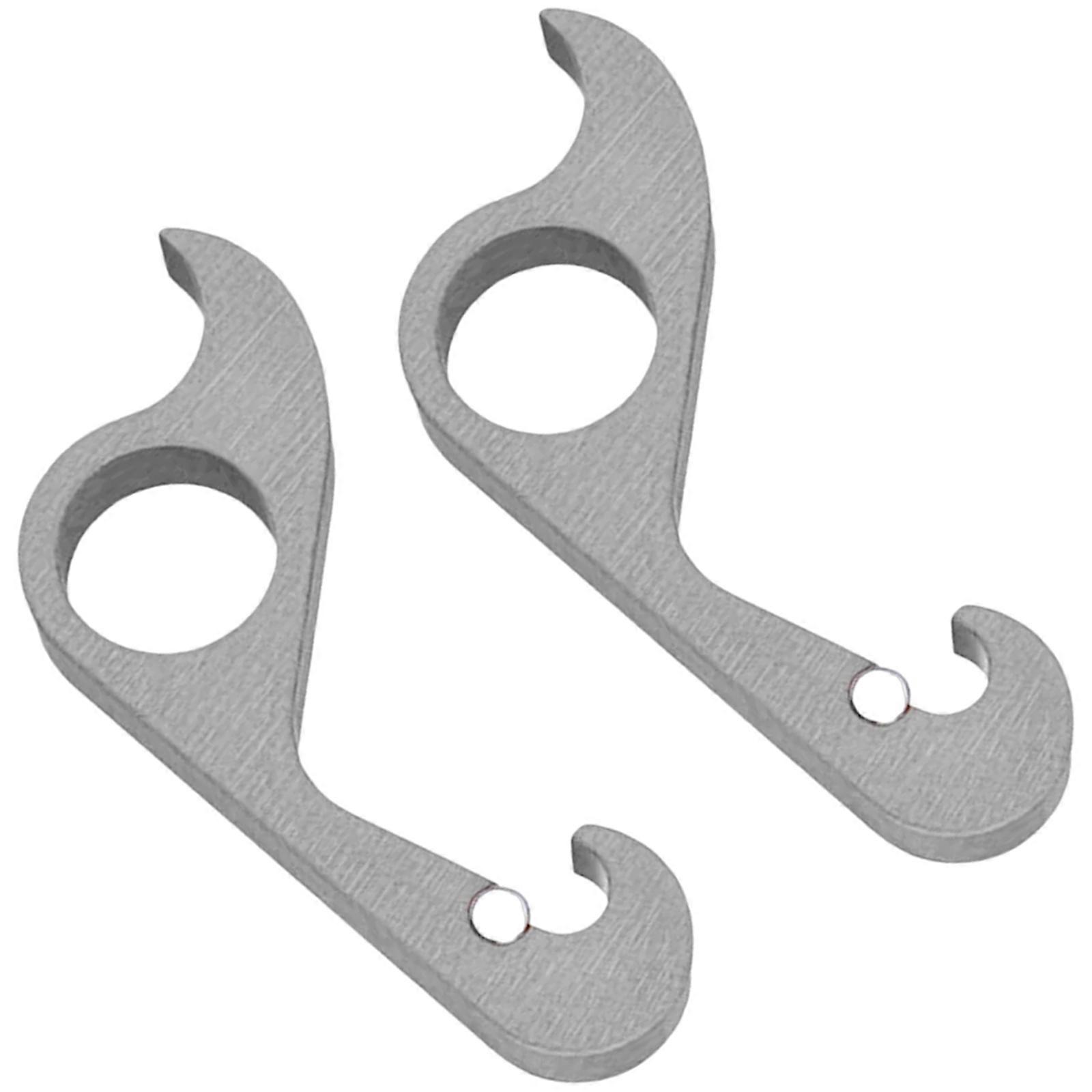 Pack Of 2 Durable Rustproof Bottle Openers With Magnetic Design Easy Use Kitchen Accessory Tool For Everyday Use  Silver