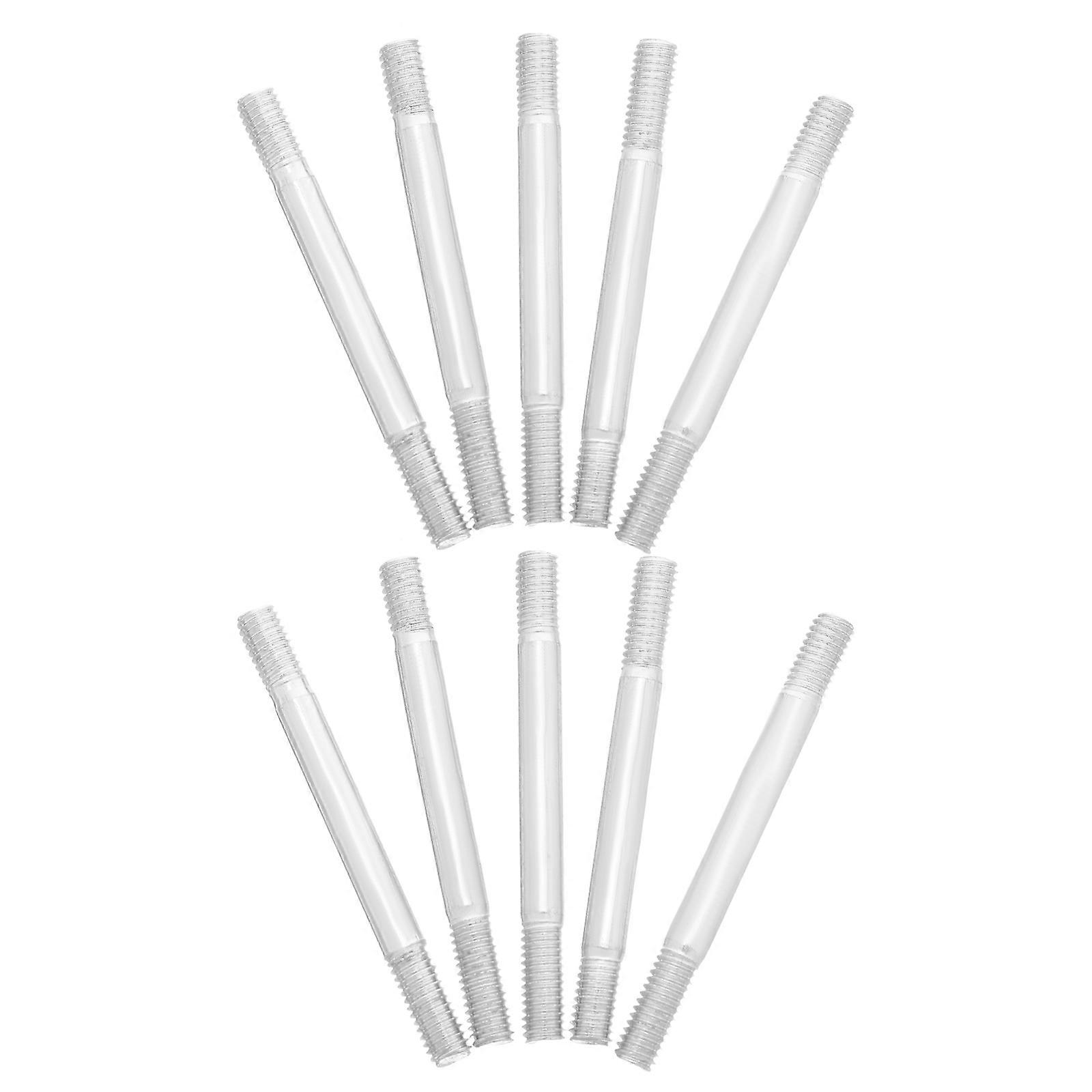 Mounting Screws for Double Ended Function 10Pcs Alloy Silver