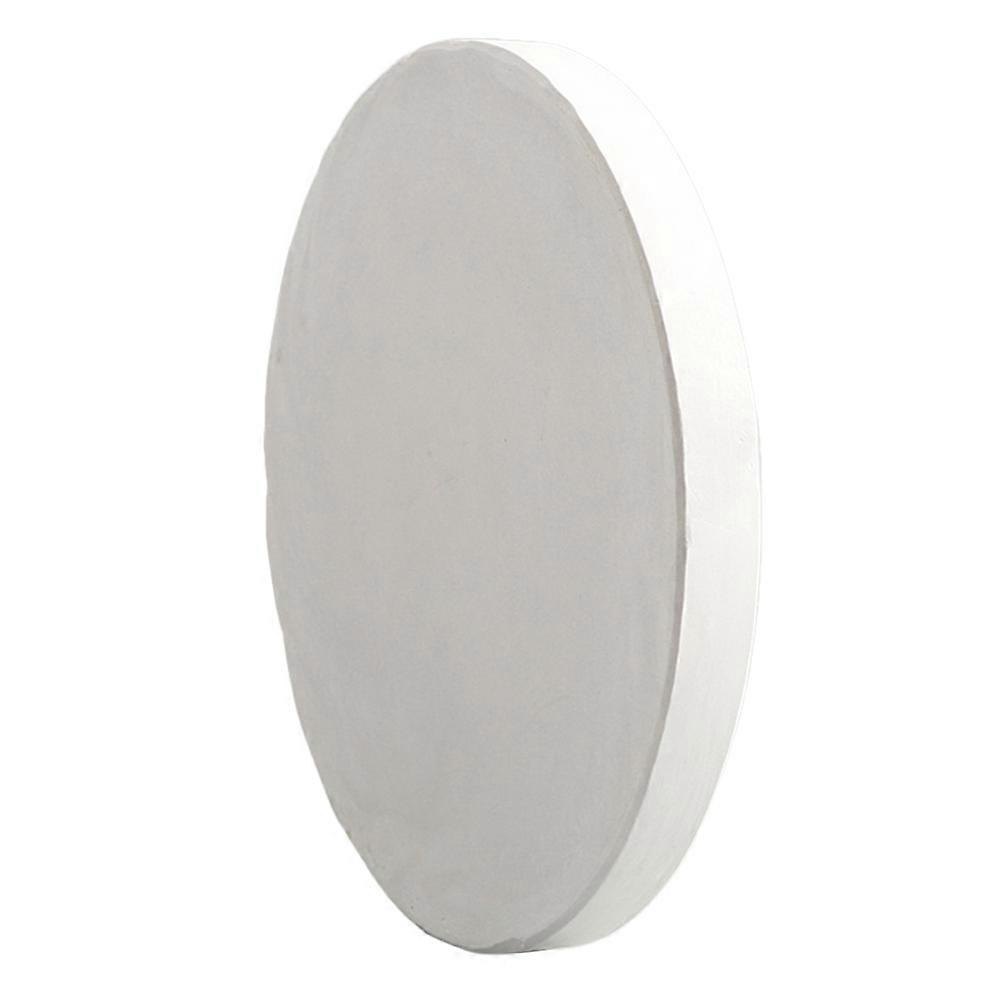 Pottery Sculpting Plate with White Plaster Base for Clay Wedging