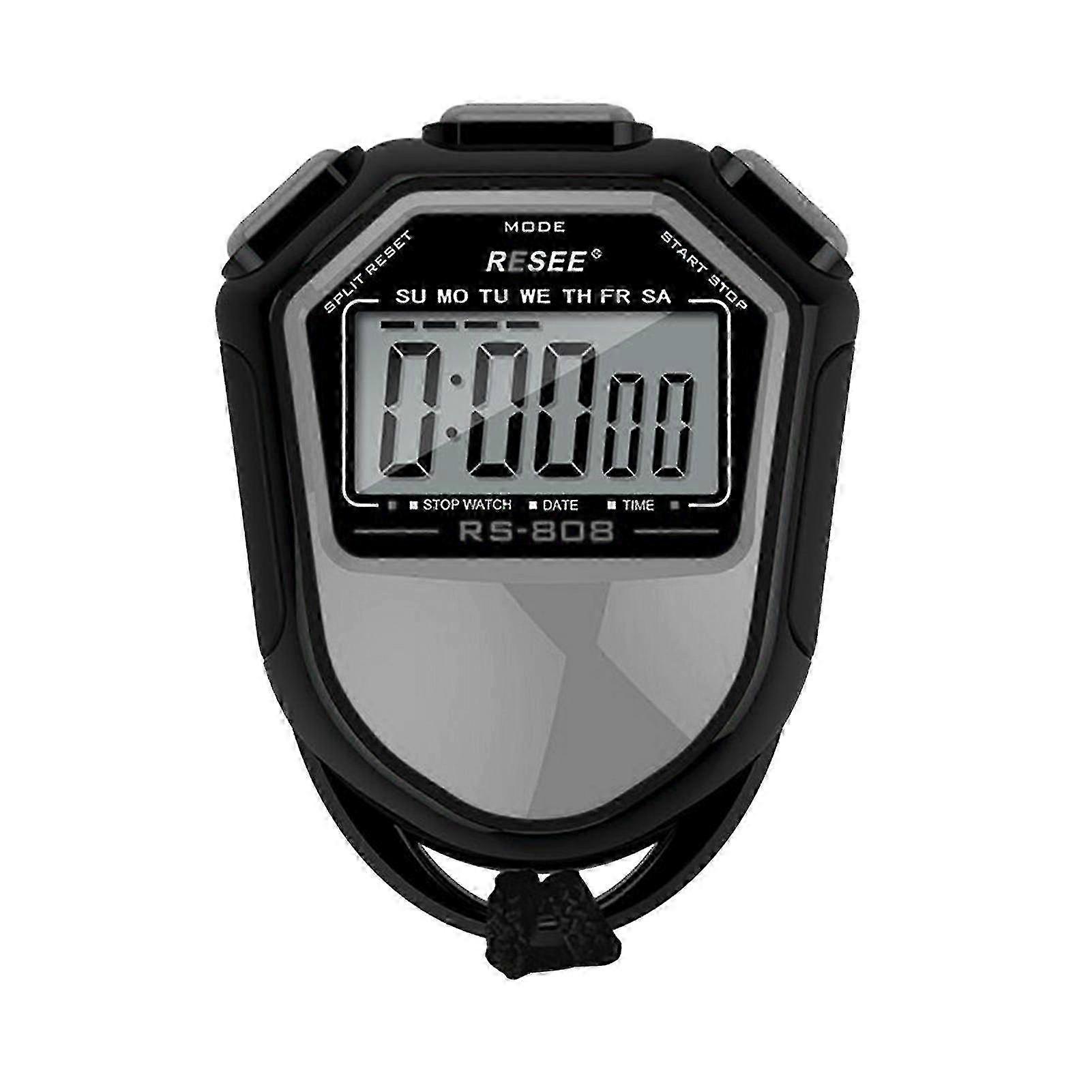 Stopwatch Timer Lightweight Waterproof Digital Display Timer for Sports Coaches Swimming Running Training