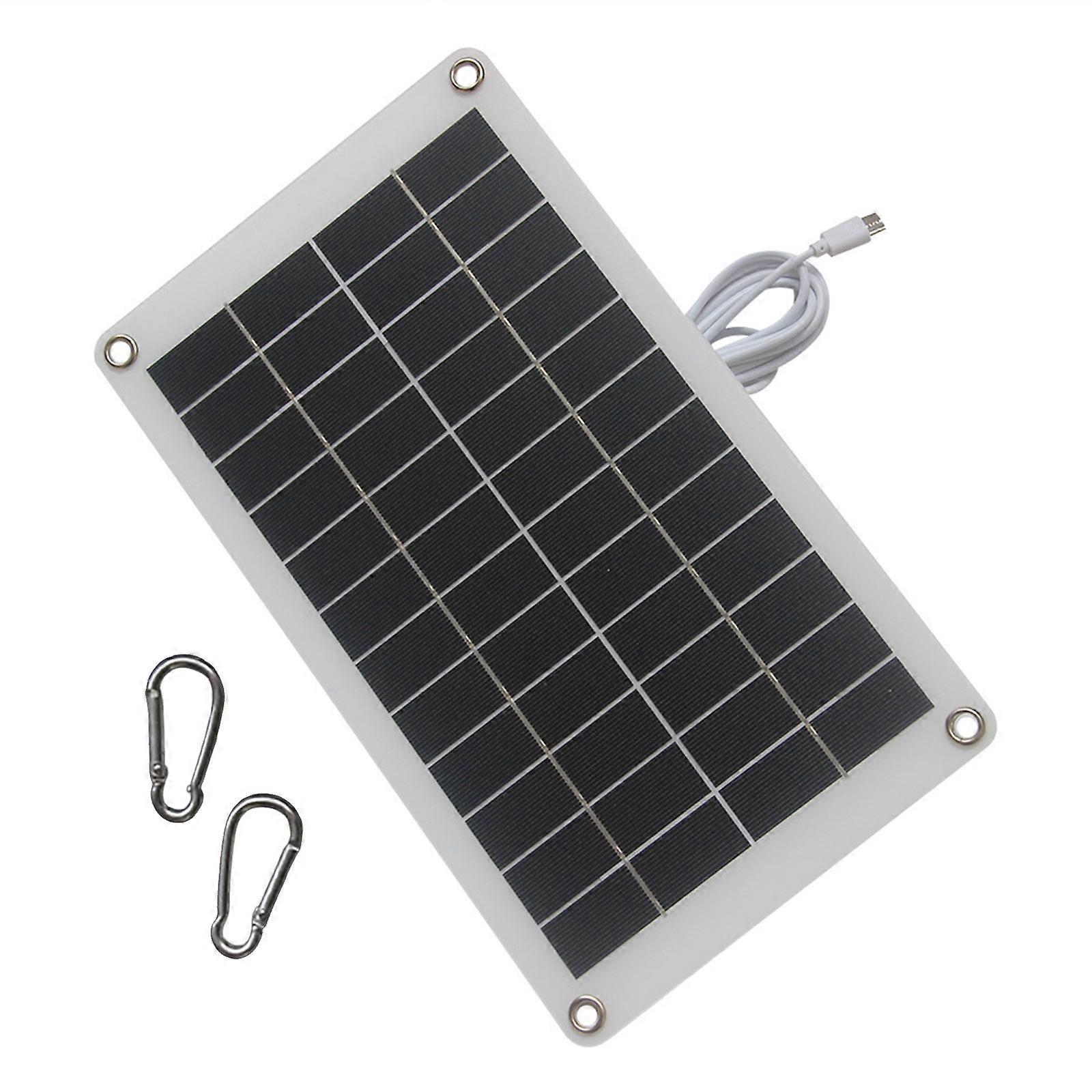 12V Solar Panel 10W Output Battery Maintainer Trickle Charge Optimized For Small Power Systems And Electronic Devices Multicolor