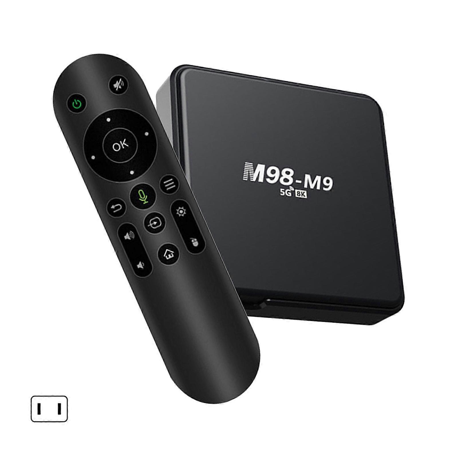 M98 M9 TV Box 4K Streaming Media Player Double WIFI Set Top Box Enjoy Smooth Movie Television TV Application HUB Multicolor