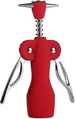 Stainless Steel Wine Bottle Opener Corkscrew with Foil Cutter for Sommeliers and Home Use (Color A/B)