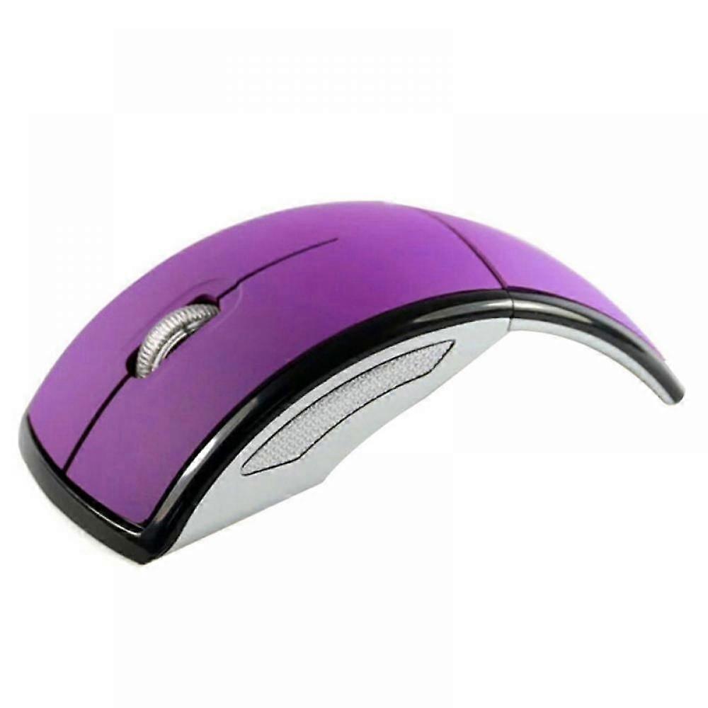 Folding Wireless Optical Mouse 2.4G Portable Mouse with USB Receiver for Notebook, PC, Laptop, Computer