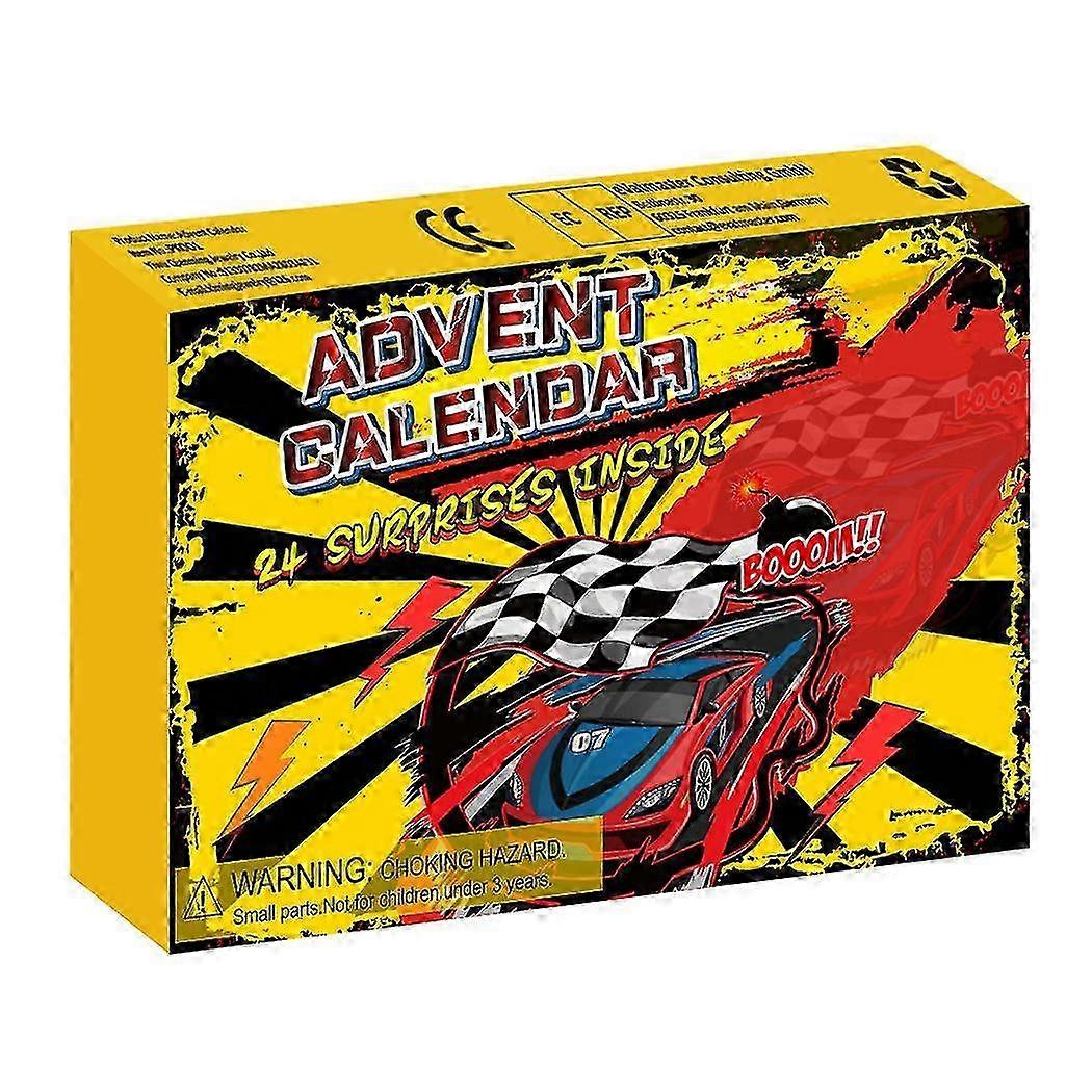 Advent Calendar 2022 Kids Car Advent Calendar with 24 Cars To Reveal, Countdown To Christmas Calendars For Boys