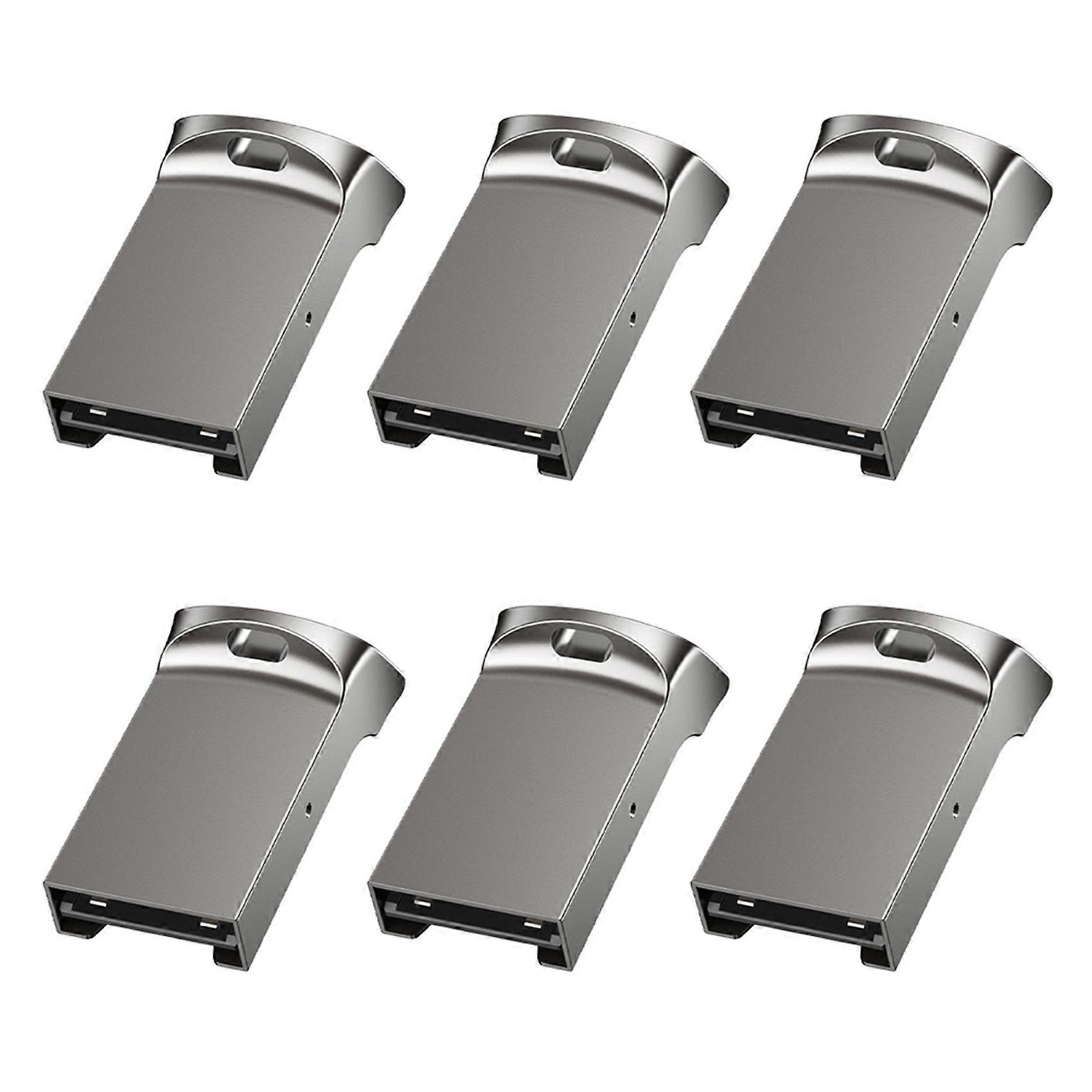 6X Mini TF Card Reader USB Computer Card Reader TF Card Memory Reader Adapter with LED Indicator for Computer Car Audio