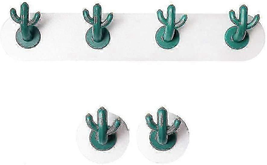 Cactus Wall Hooks, Coat Rack Wall Mounted Hanger Hooks Modern Decor