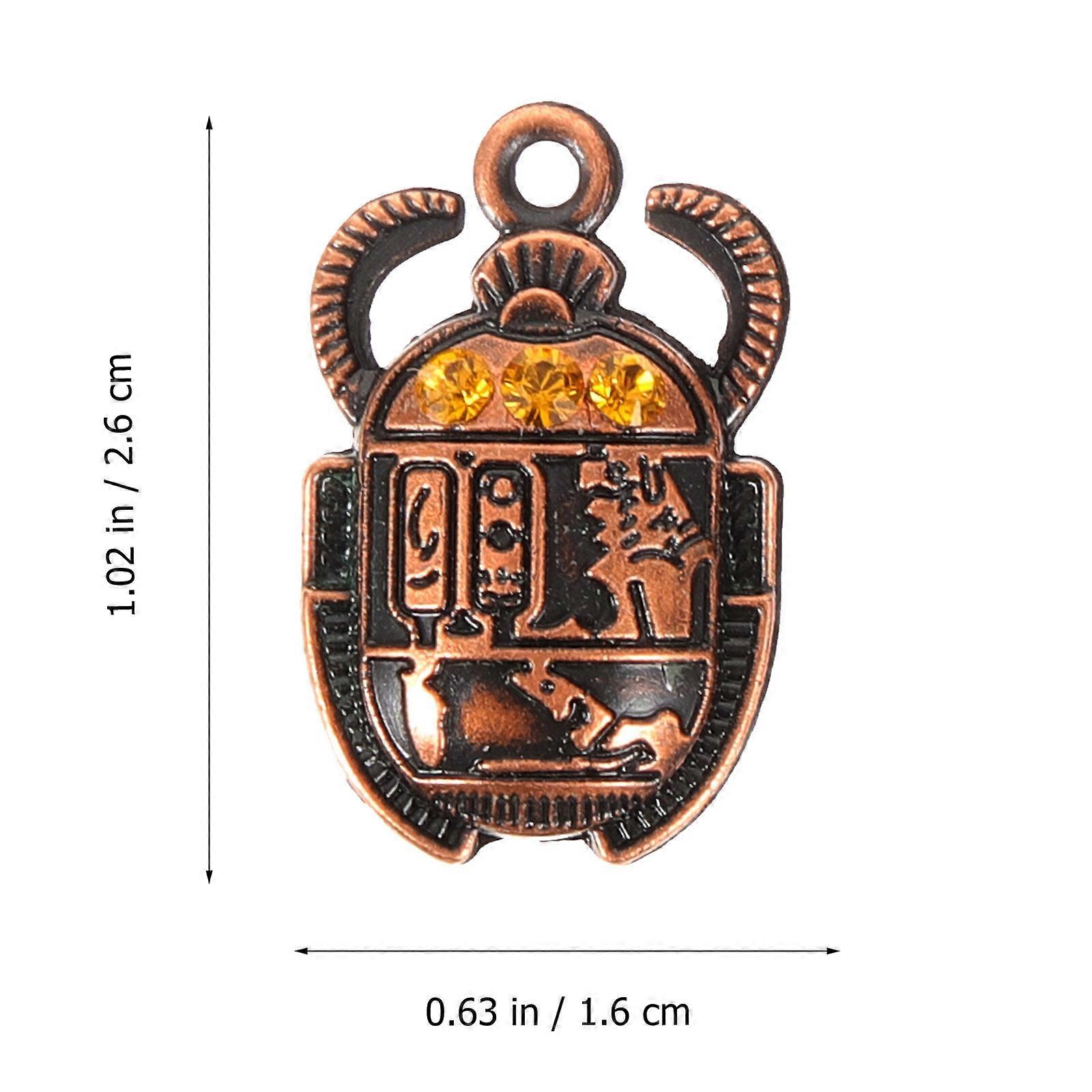 20 stuks Vintage legering sieraden maken charme oude kever opknoping charme DIY ketting sleutelhanger charme